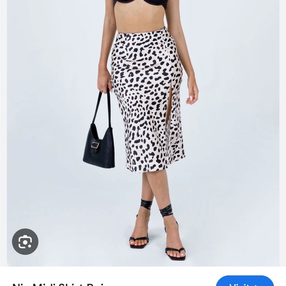 Cheetah princess Polly midi skirt